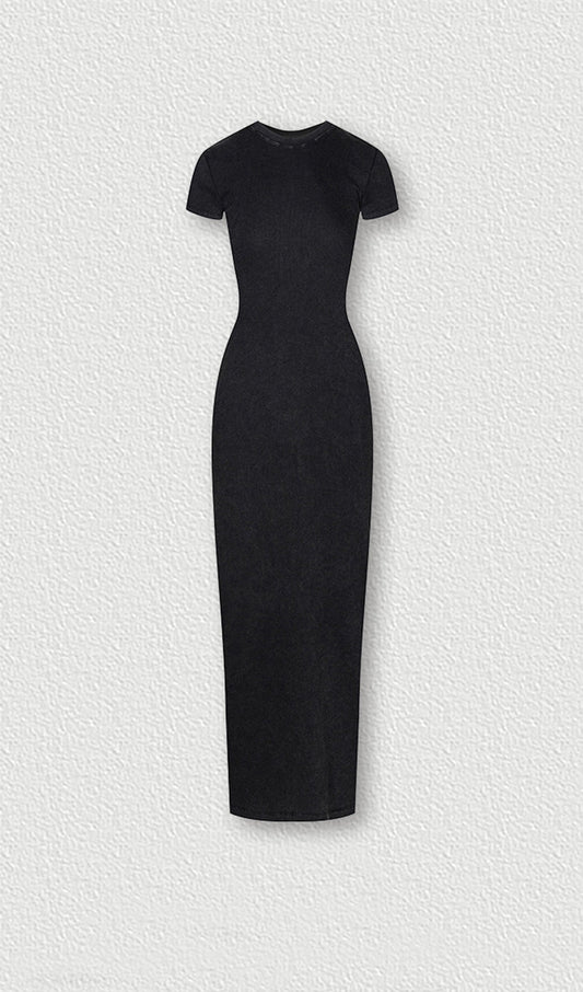 Jersey Bodycon Midi Dress