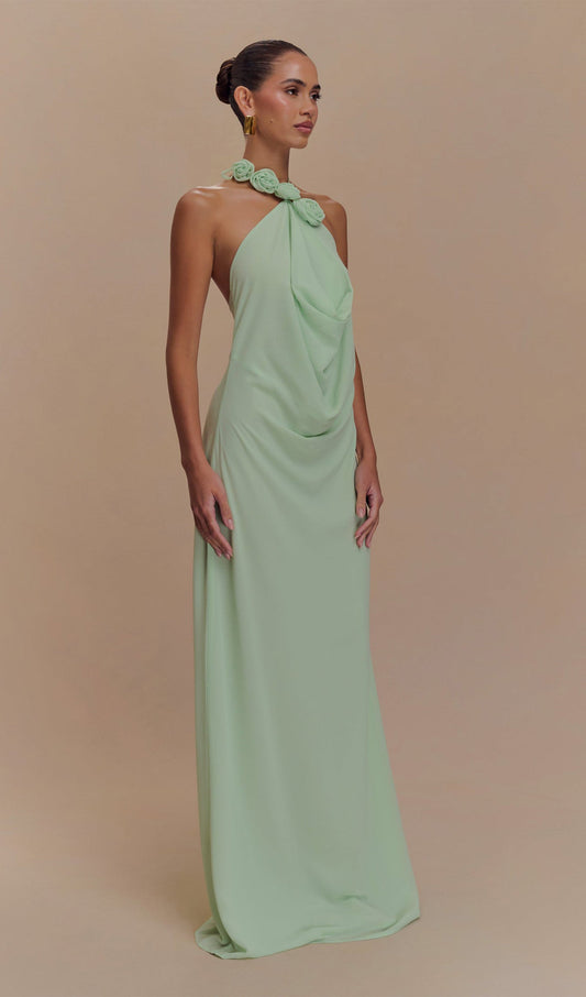 Cowl Neck Maxi Dress