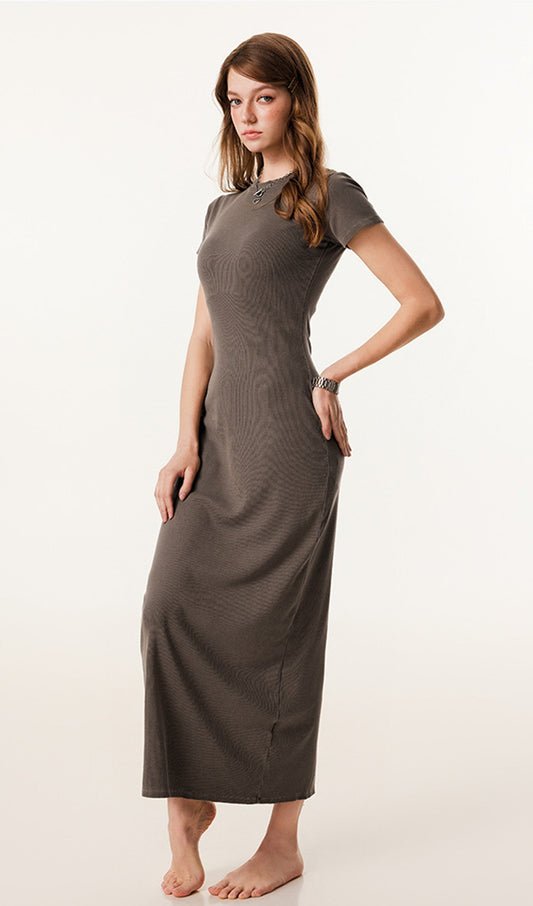Jersey Bodycon Midi Dress