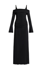 Off Shoulder Slip Maxi Dress