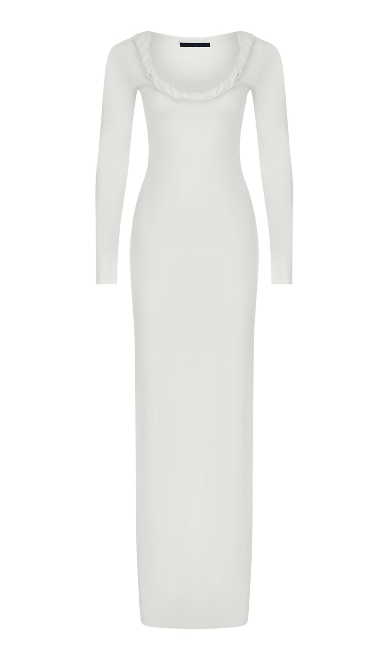 Braid Jersey Maxi Dress