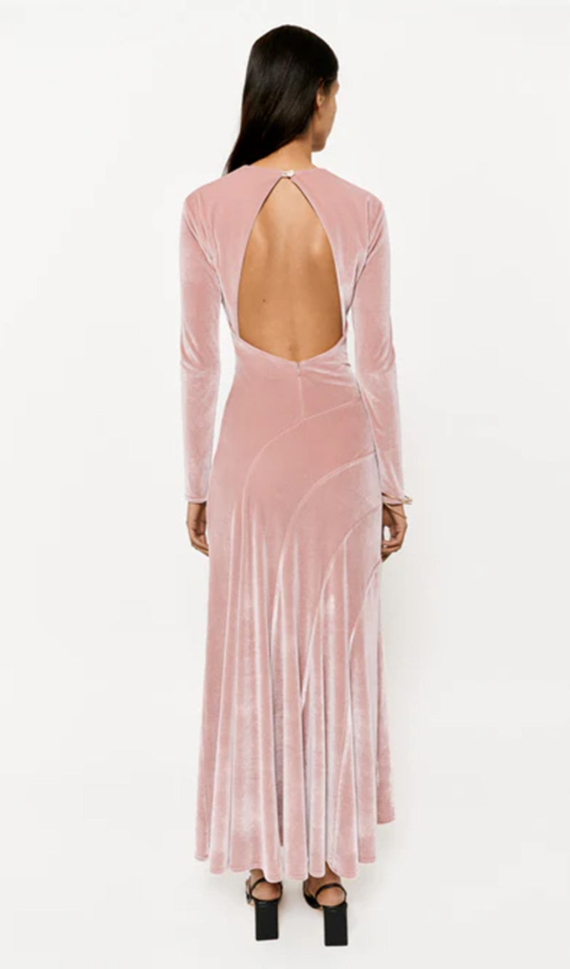 Velet Open Back Maxi Dress