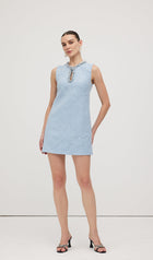 Sequin Boucle Mini Dress