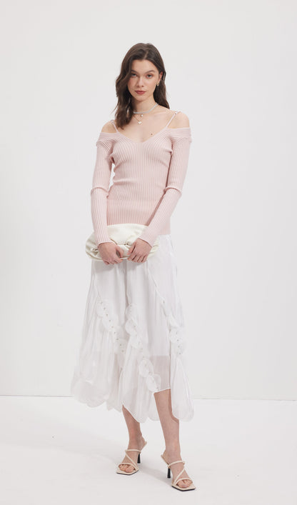 Long Sleeve Knitted  Top