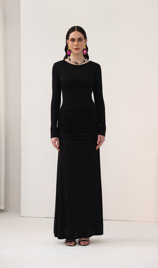 Semi Transparent Maxi Dress