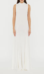 Halter Open Back Maxi Dress