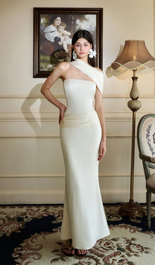 Satin Bodycon Maxi Dress