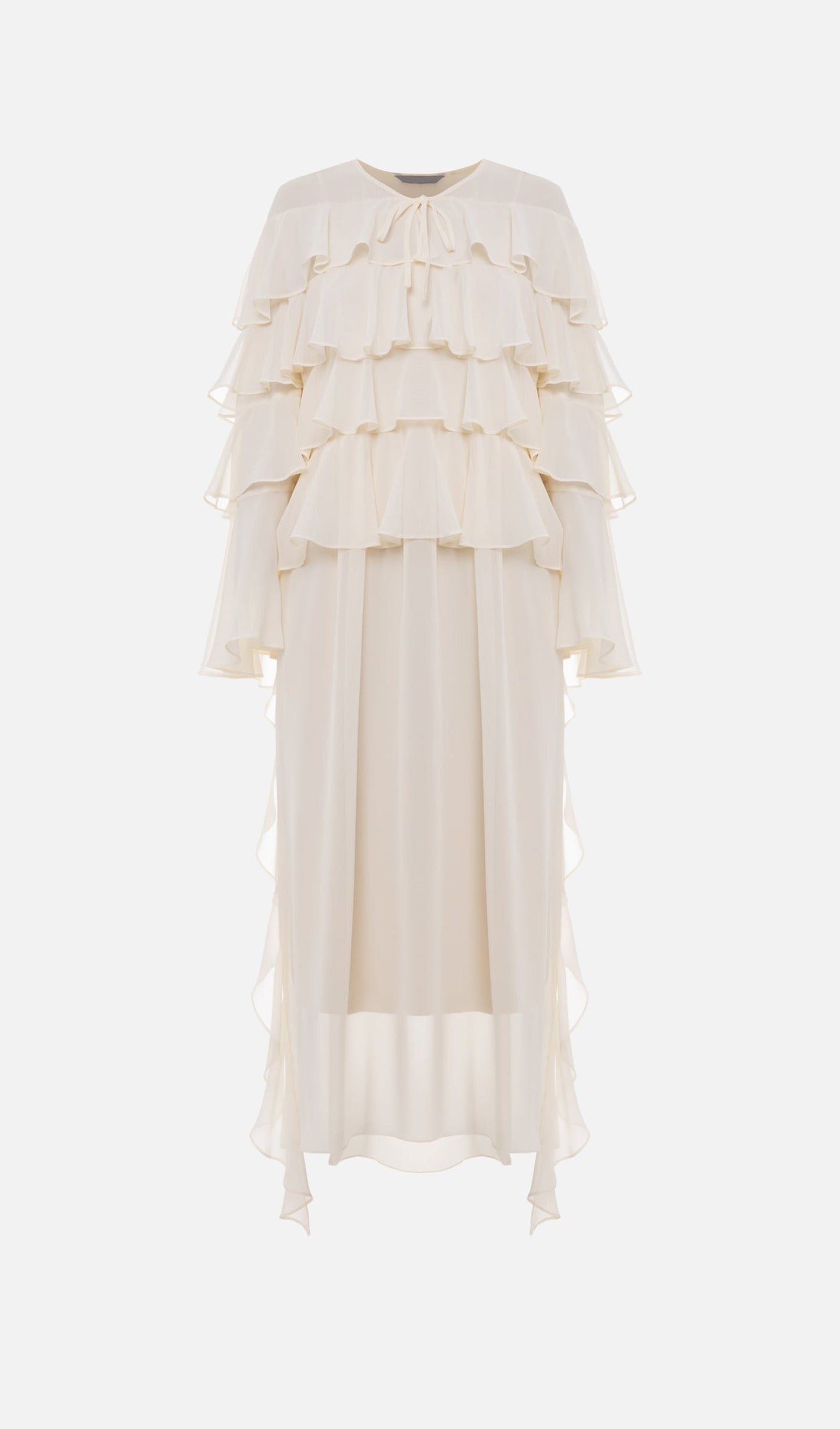 Airy With Ruffles Maxi Dress