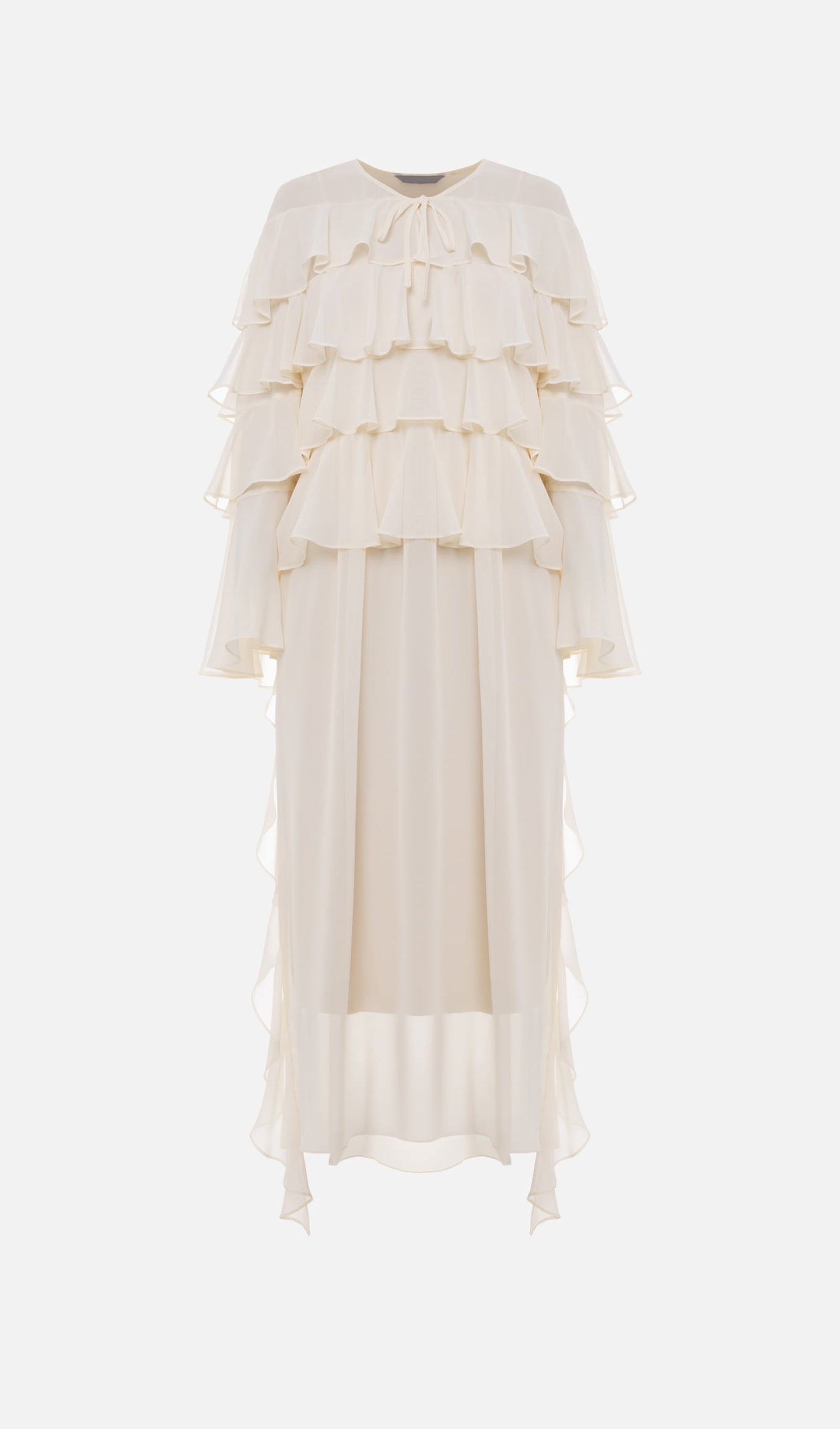Airy With Ruffles Maxi Dress