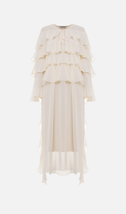 Airy With Ruffles Maxi Dress
