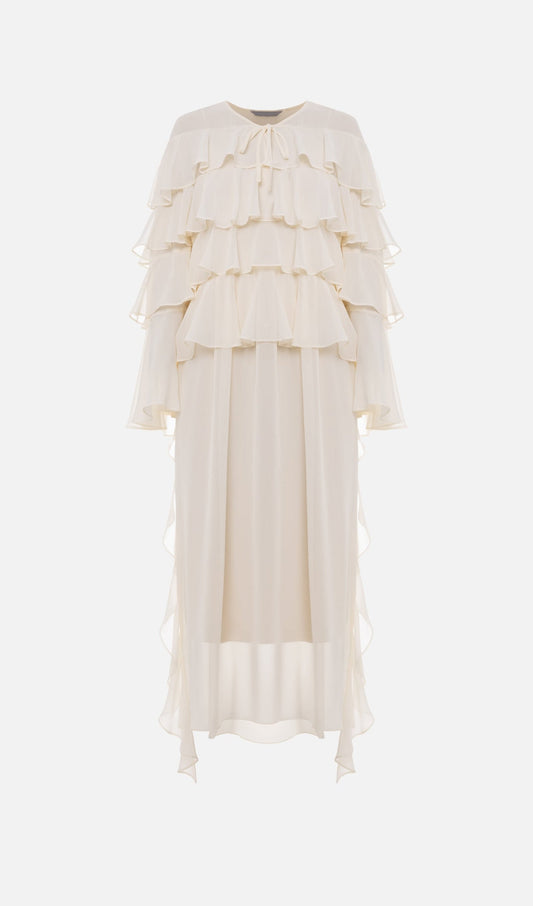 Airy With Ruffles Maxi Dress