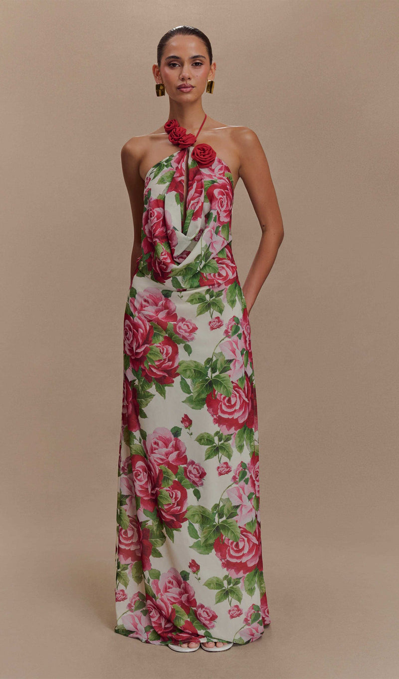 Cowl Neck Maxi Dress