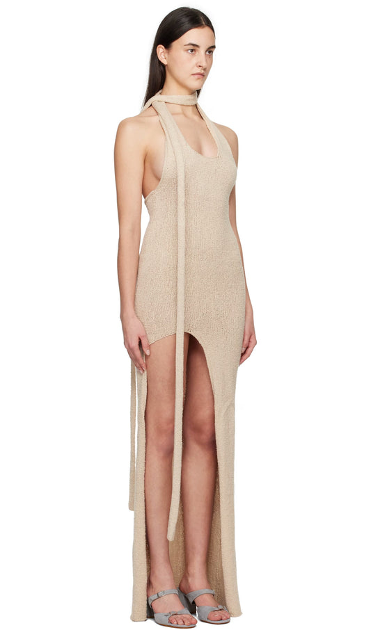 Halter Neck Maxi Dress