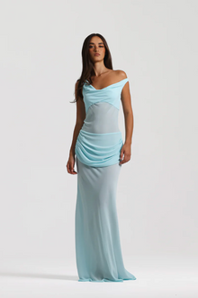 Corset-Style Chiffon Dress Two-Piece Set