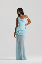 Corset-Style Chiffon Dress Two-Piece Set
