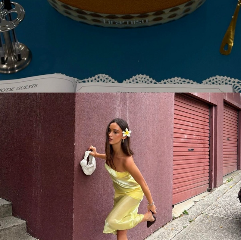 Strapless Iridescent Mesh Four-Way Stretch Paneled Yellow Midi Dress