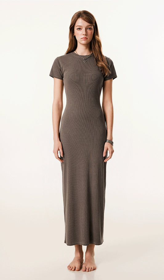 Jersey Bodycon Midi Dress