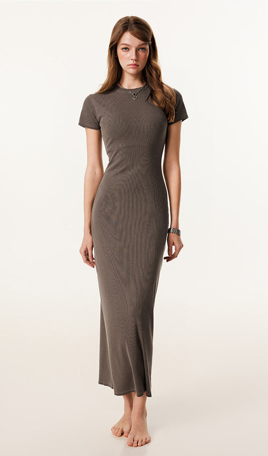 Jersey Bodycon Midi Dress