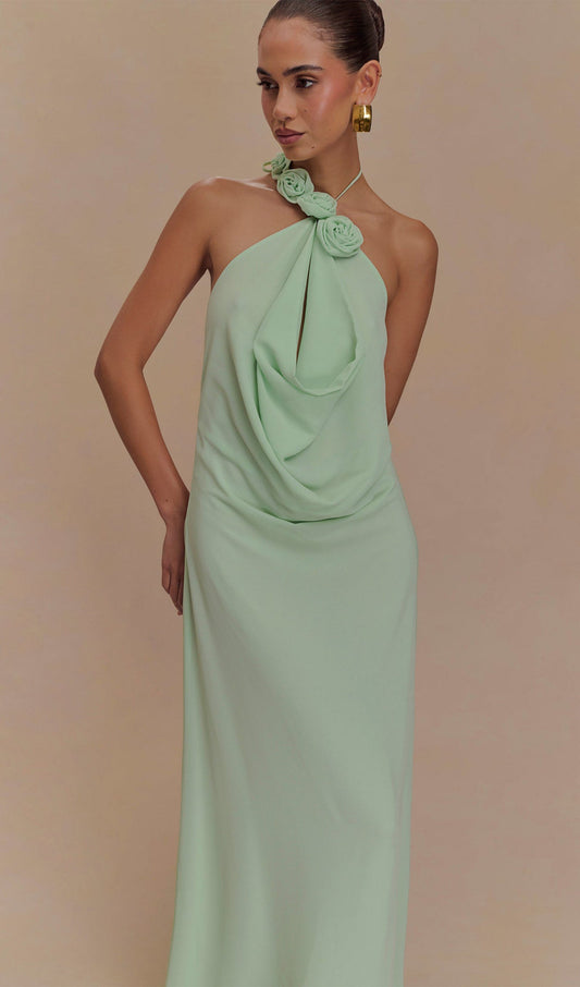 Cowl Neck Maxi Dress