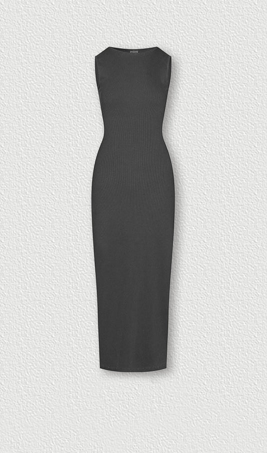 Ribbed Bodycon Midi Dress