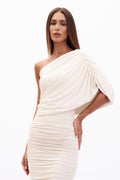 Convertible Ruched Top and Strapless Ruched Dress Set