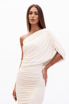 Convertible Ruched Top and Strapless Ruched Dress Set