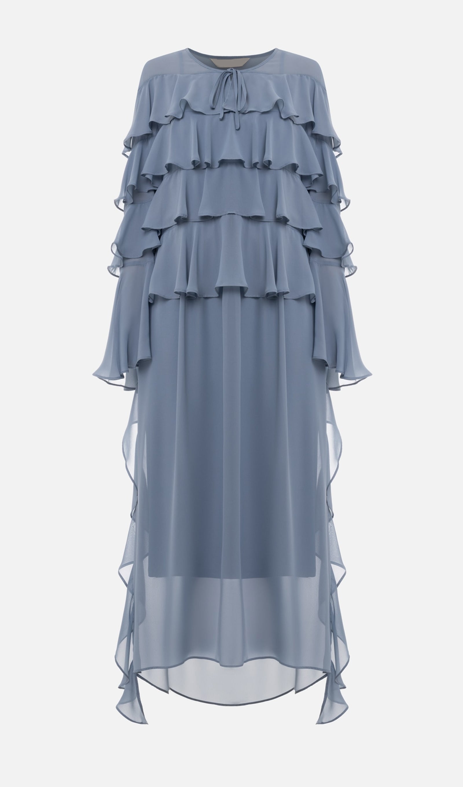 Airy With Ruffles Maxi Dress