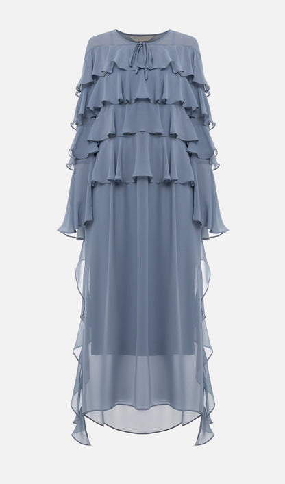 Airy With Ruffles Maxi Dress
