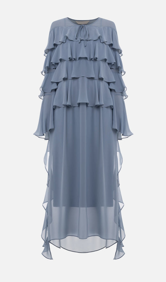 Airy With Ruffles Maxi Dress