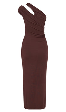 One Shoulder Modal Midi Dress