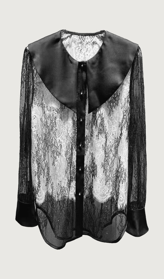 Lace Shirt Top