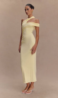 One Shoulder Modal Midi Dress