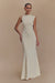 Scuba Jersey Cut Out Maxi Dress