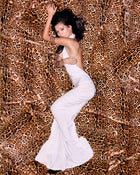 High-Neck Sleeveless Backless Ruched White Maxi Dress