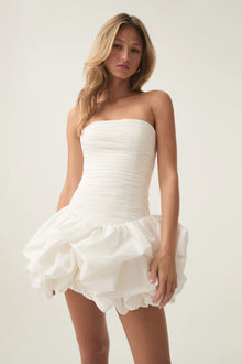 Violette Bubble Hem Mini Dress