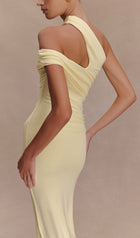 One Shoulder Modal Midi Dress