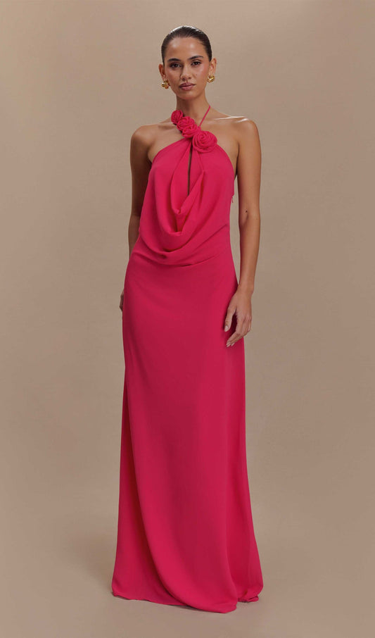 Cowl Neck Maxi Dress