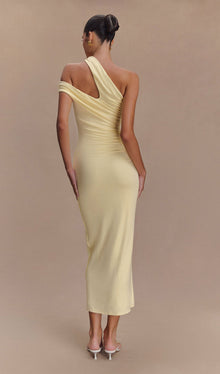 One Shoulder Modal Midi Dress
