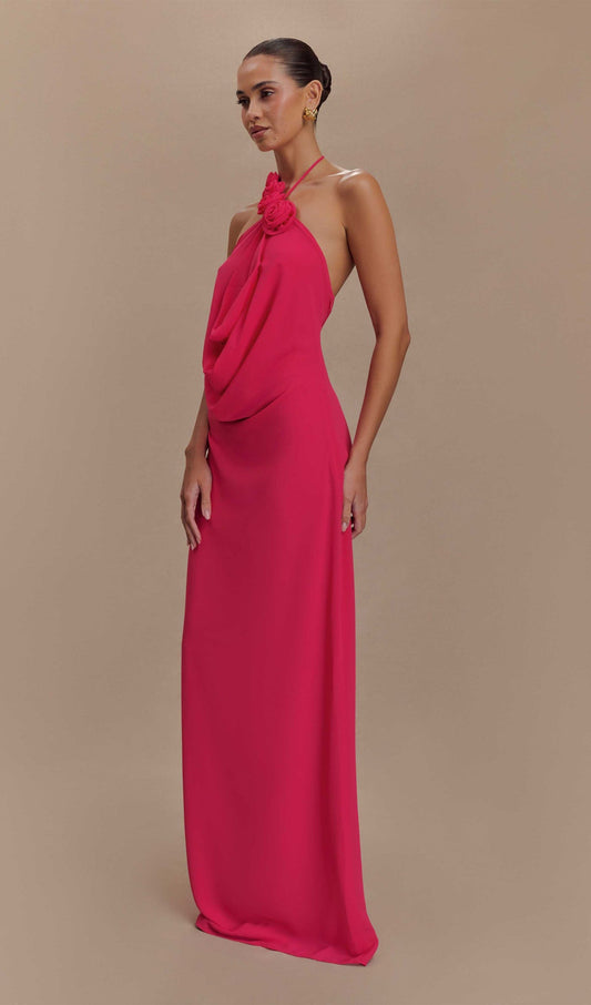 Cowl Neck Maxi Dress