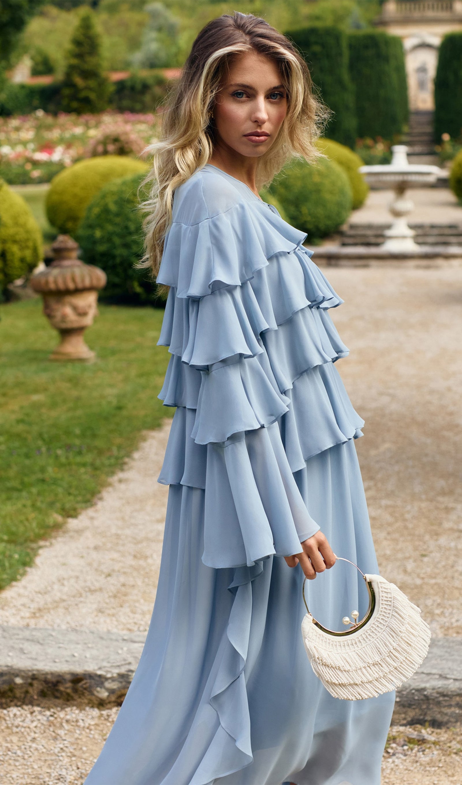 Airy With Ruffles Maxi Dress