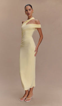 One Shoulder Modal Midi Dress