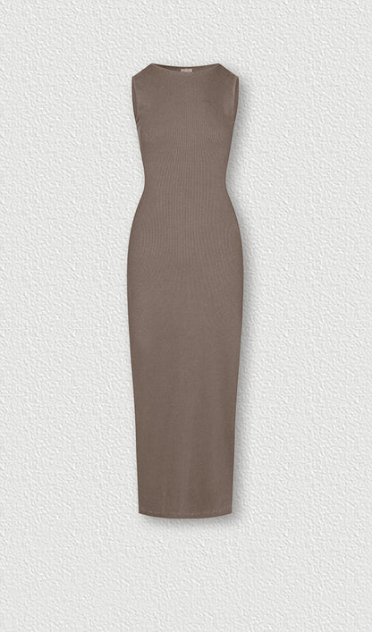 Ribbed Bodycon Midi Dress