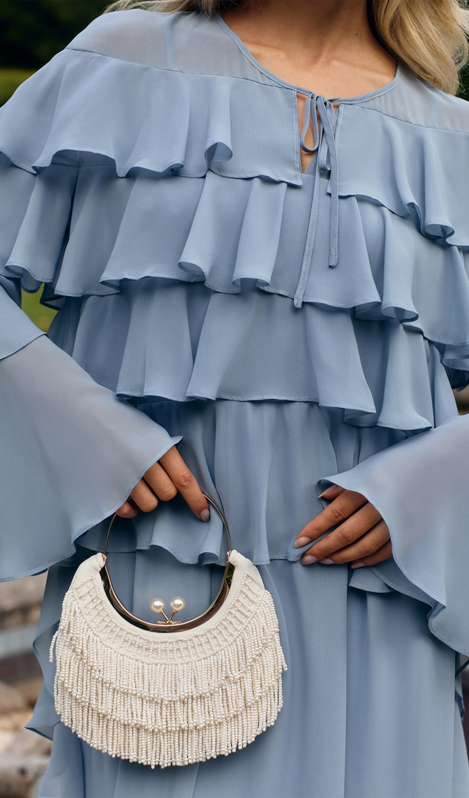 Airy With Ruffles Maxi Dress