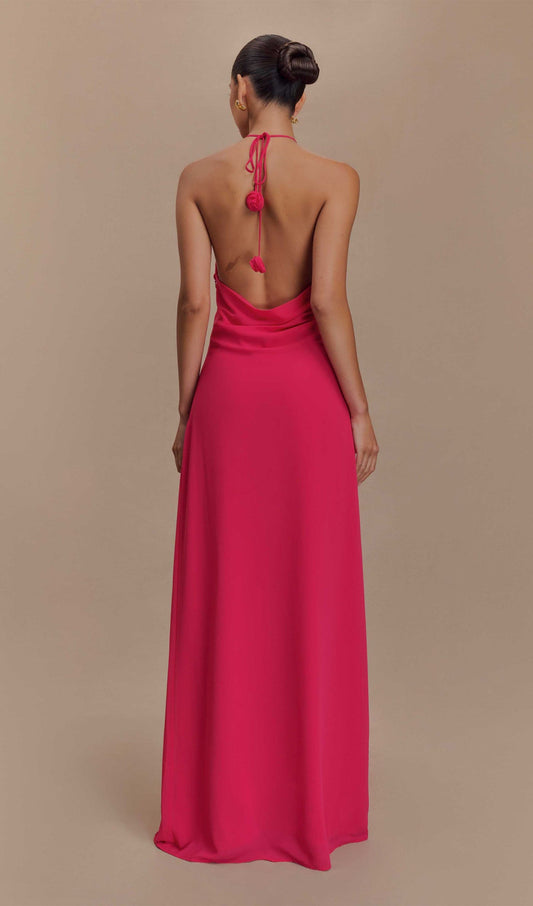 Cowl Neck Maxi Dress