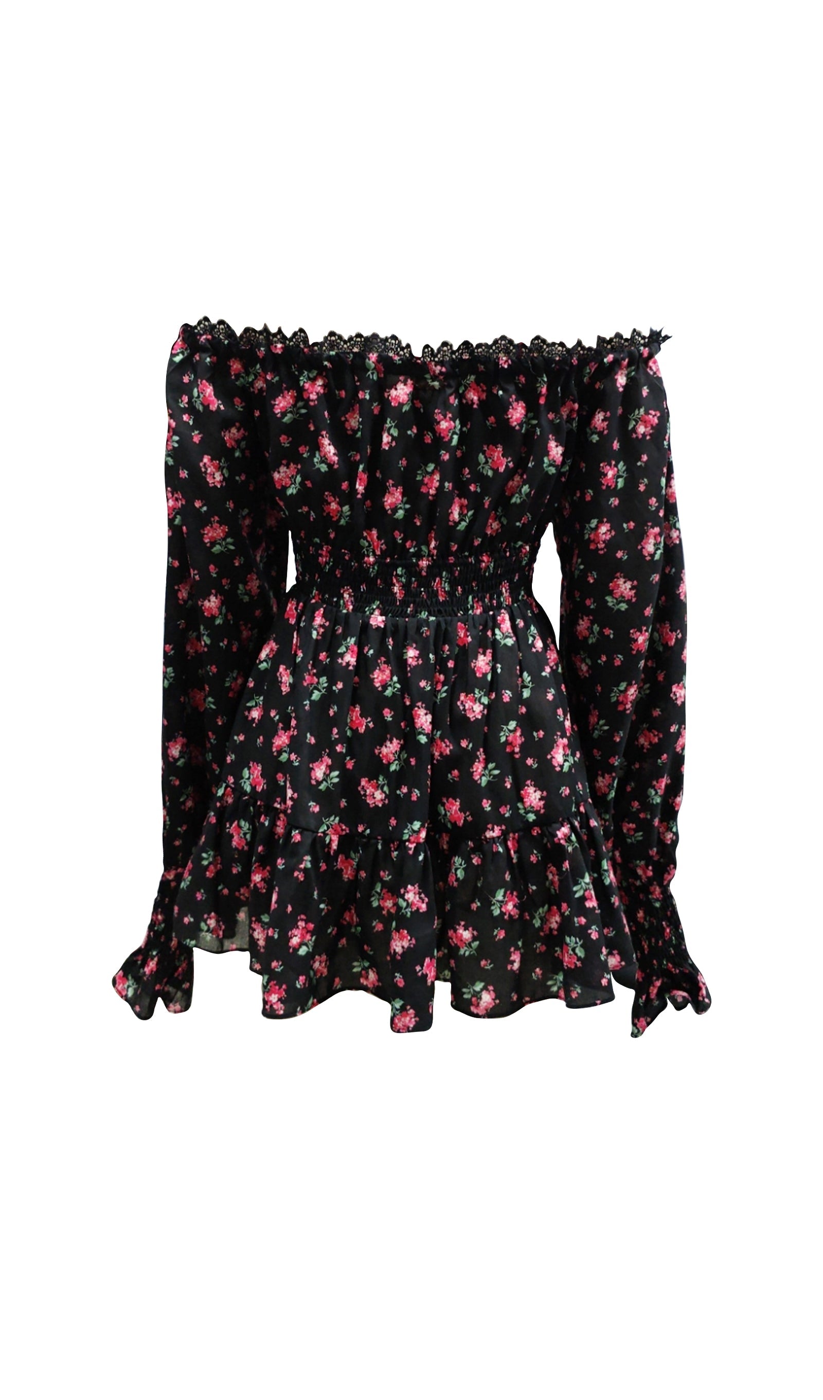 Lace Up Mini Dress Two Piece Set