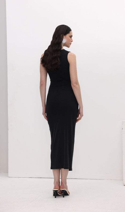Ribbed Bodycon Midi Dress