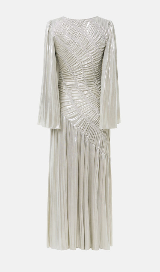 Metallic Maxi Dress