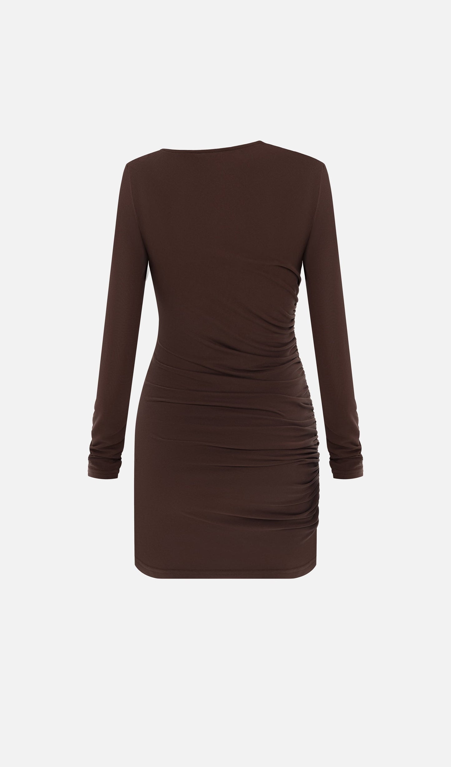 Jersey Pleated Mini Dress