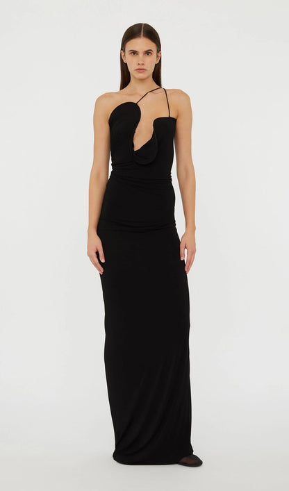 Jersey Ruched Maxi Dress