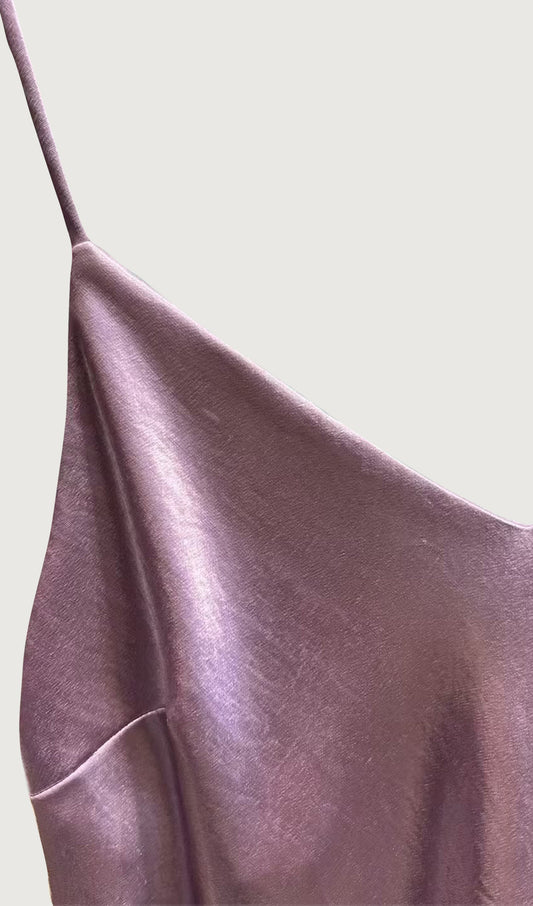 Satin Vest Midi Dress